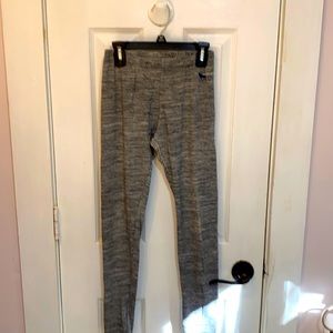 White and Gray small stripes, soft, 13-14 girls